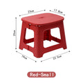Folding Step Stool, Holds Up to 300 Lb Plastic Foldable Step Stools for Kids with Handle Collapsible Stools for Home and Outdoor