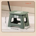 2024 New Adult Children Portable Folding Stool Thickened Plastic Saddle Chair For Outdoor Camping And Fishing